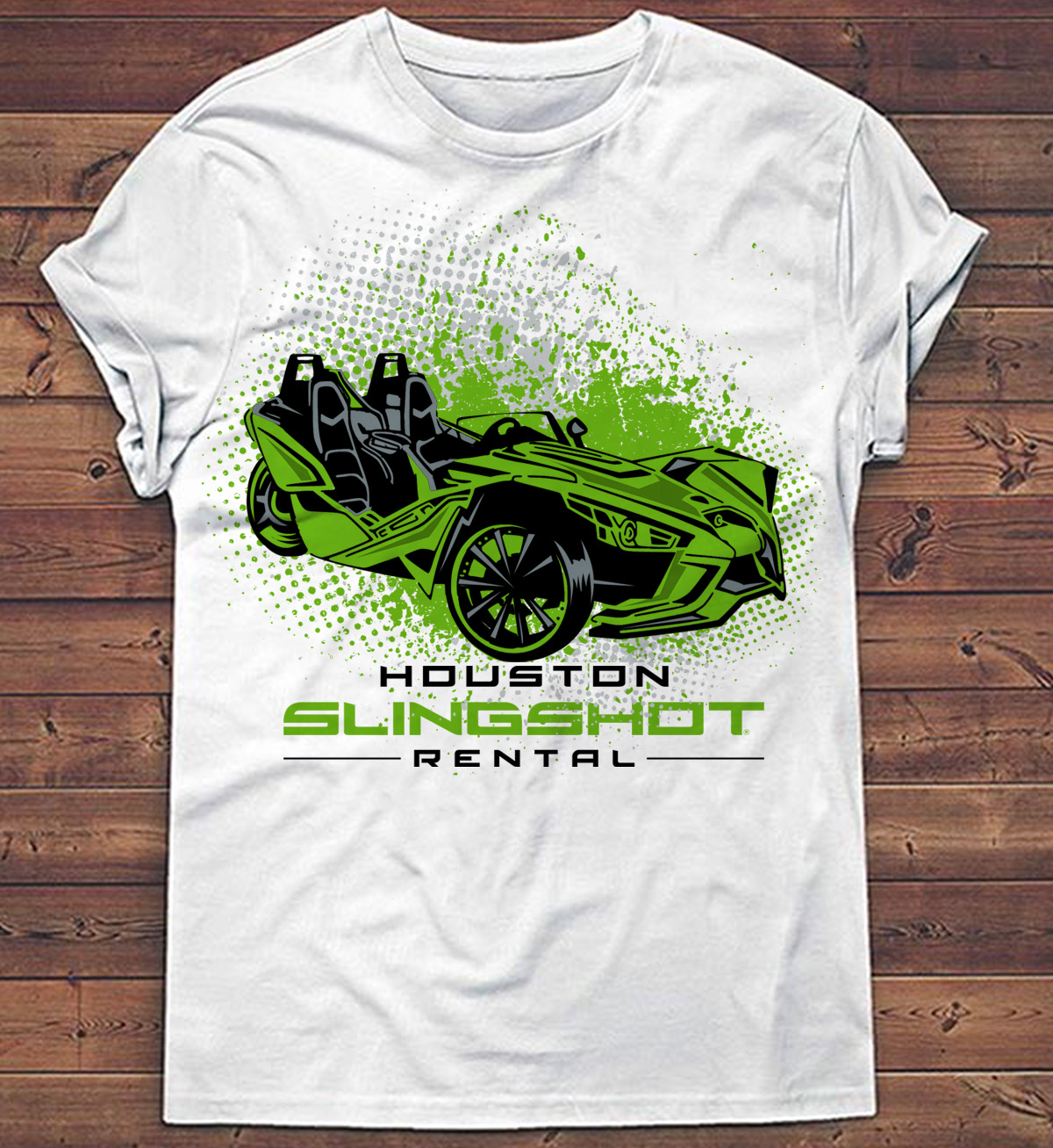 T-shirt Design by creative gravity for Houston Slingshot Rental | Design #22617533