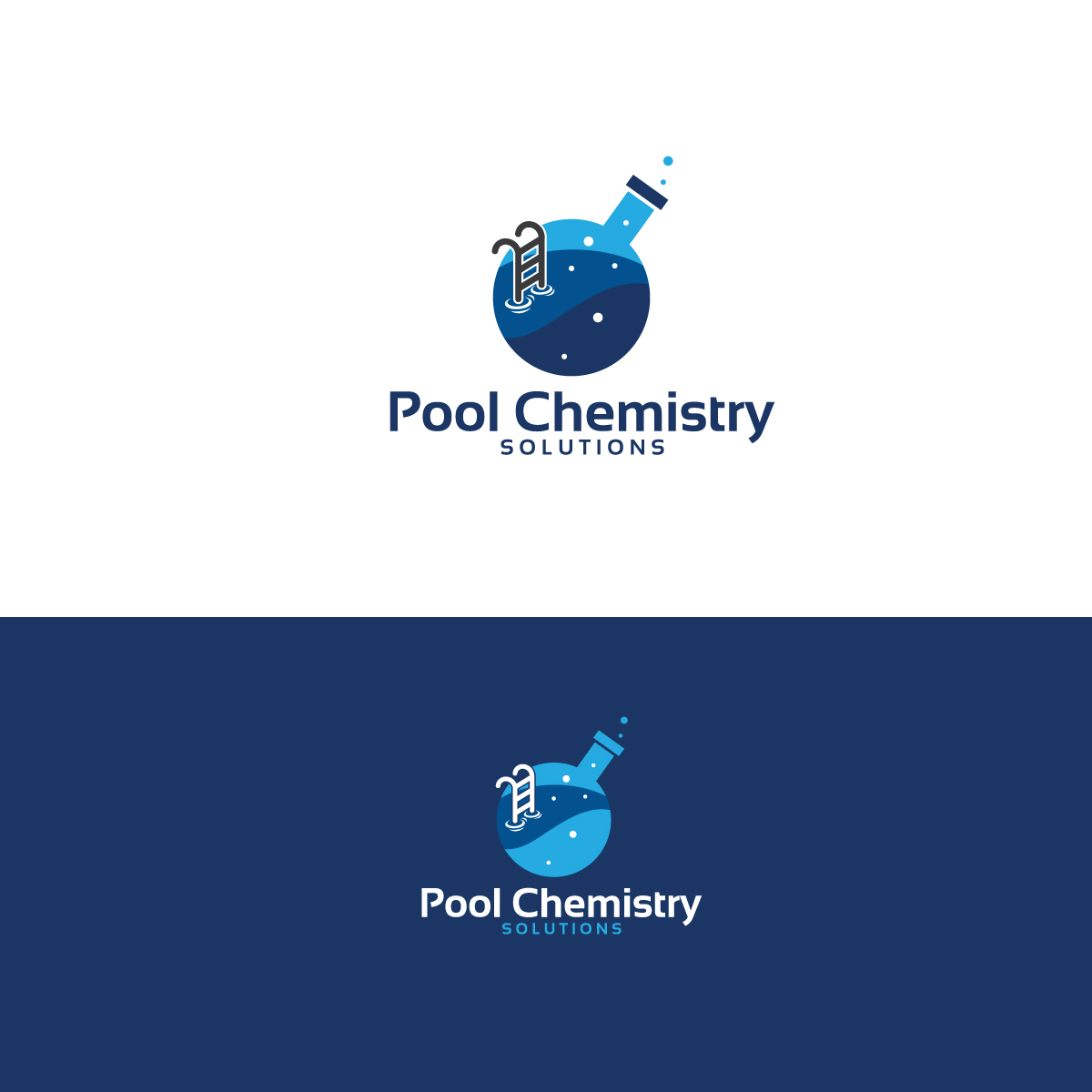 Logo Design by Graphic Bricks for Pool Chemistry Solutions | Design #22325376
