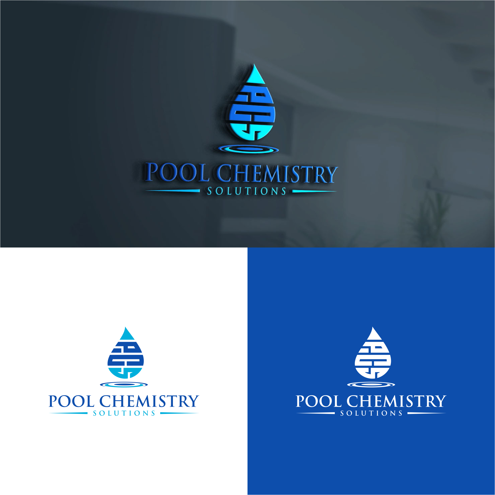 Logo Design by tejo for Pool Chemistry Solutions | Design #22322163