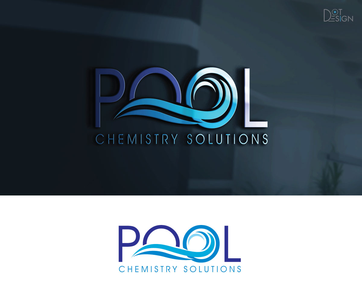 Logo Design by Dot Design 3 for Pool Chemistry Solutions | Design #22323661