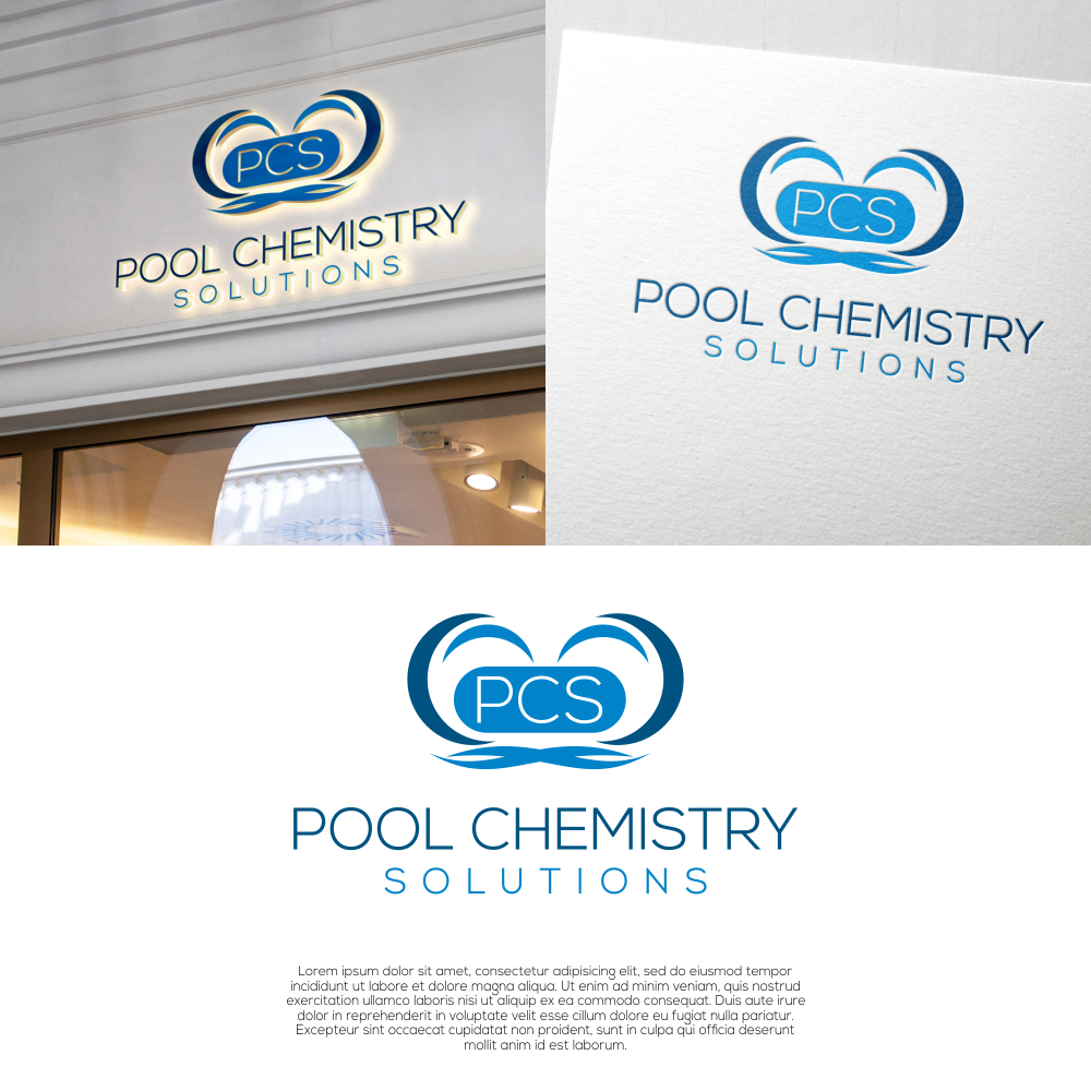Logo Design by laba tiada henti for Pool Chemistry Solutions | Design #22322556