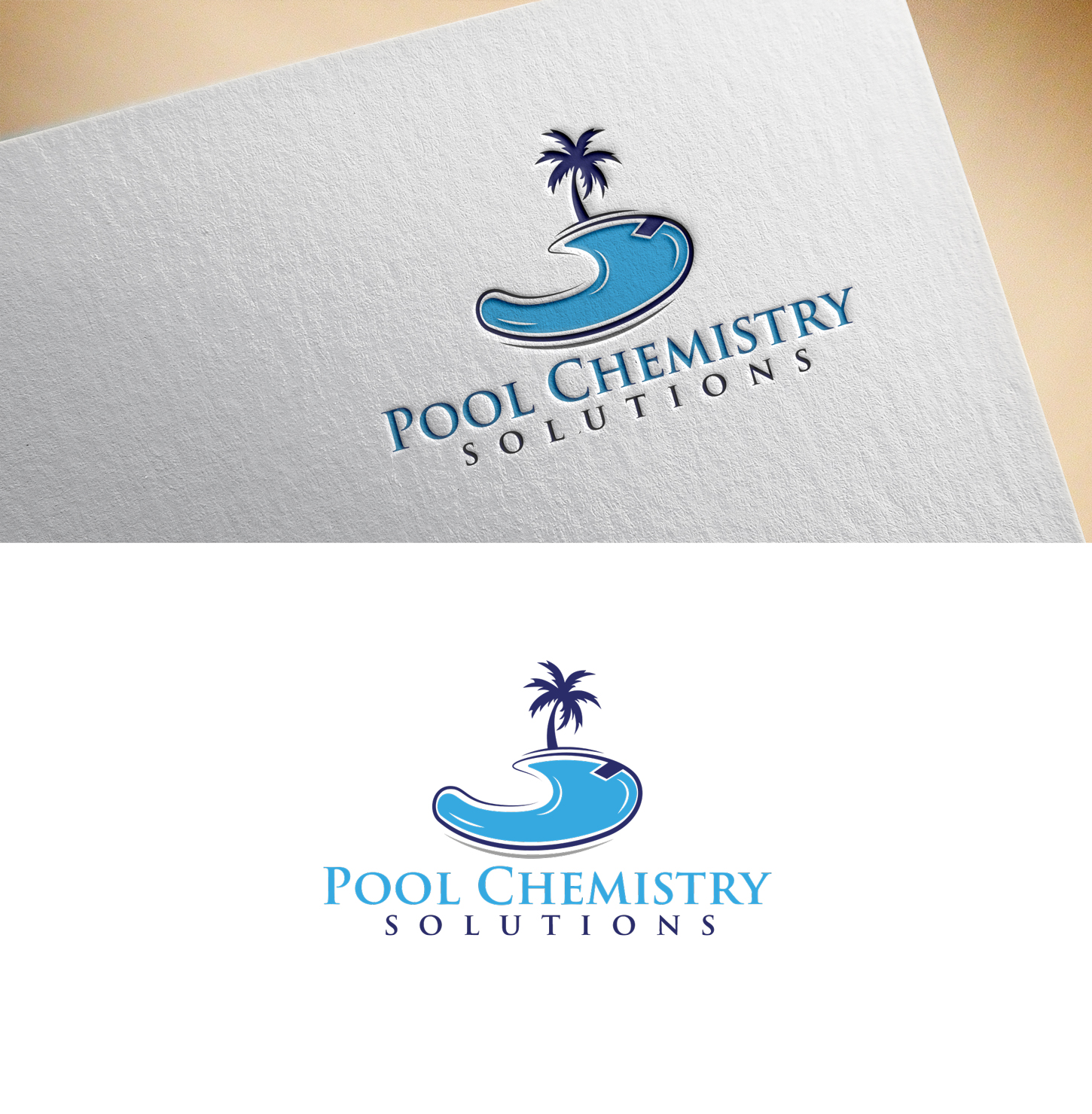 Logo Design by Mono.co for Pool Chemistry Solutions | Design #22321640