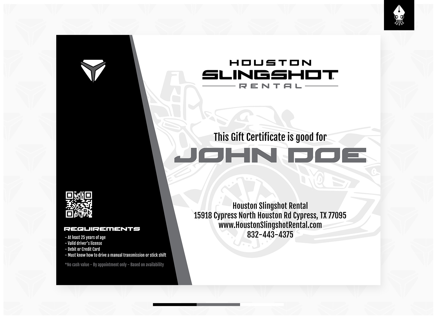 Graphic Design by mngkw for Houston Slingshot Rental | Design #22322542