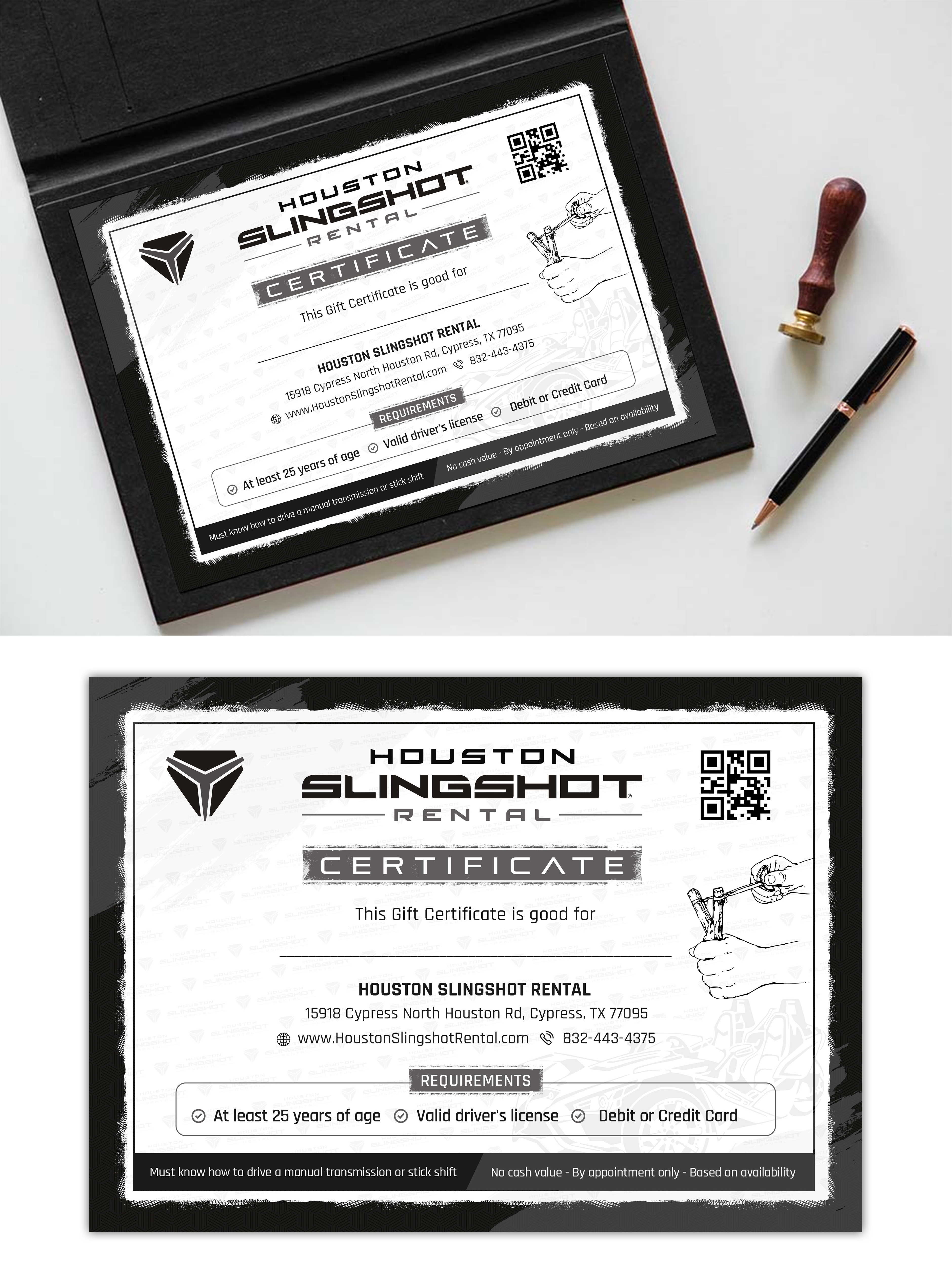 Graphic Design by SAI DESIGNS for Houston Slingshot Rental | Design #22347573