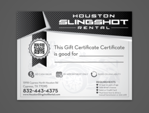 Design Graphique par Rickyy pour Houston Slingshot Rental | Design : #22337548
