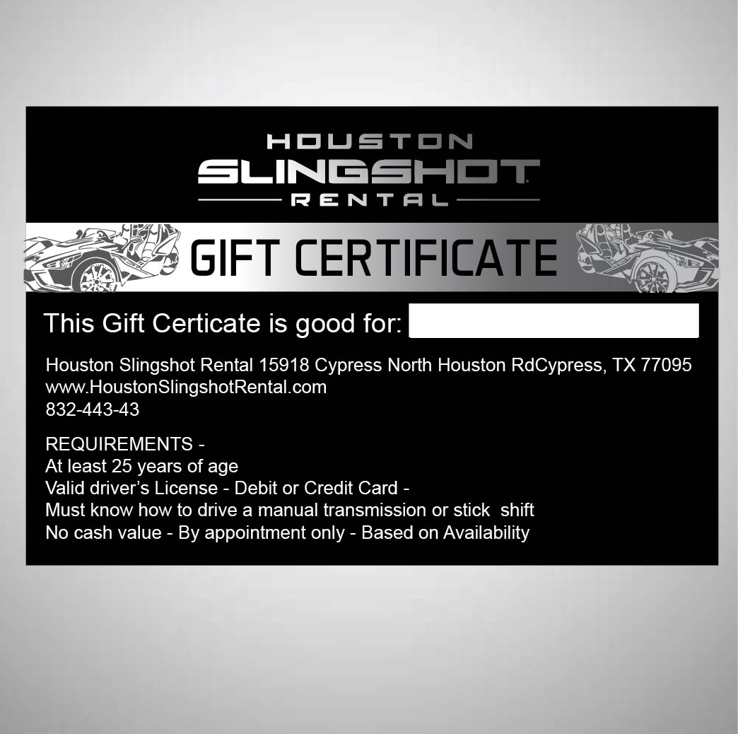 Design Graphique par 75-R-P-Z pour Houston Slingshot Rental | Design #22356660