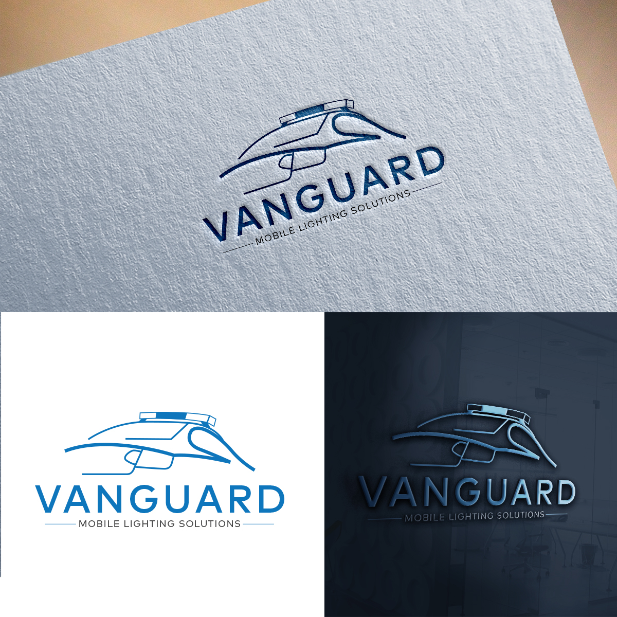 Logo-Design von Creative Jiniya für Vanguard Mobile Lighting Solutions, LLC | Design #22390961
