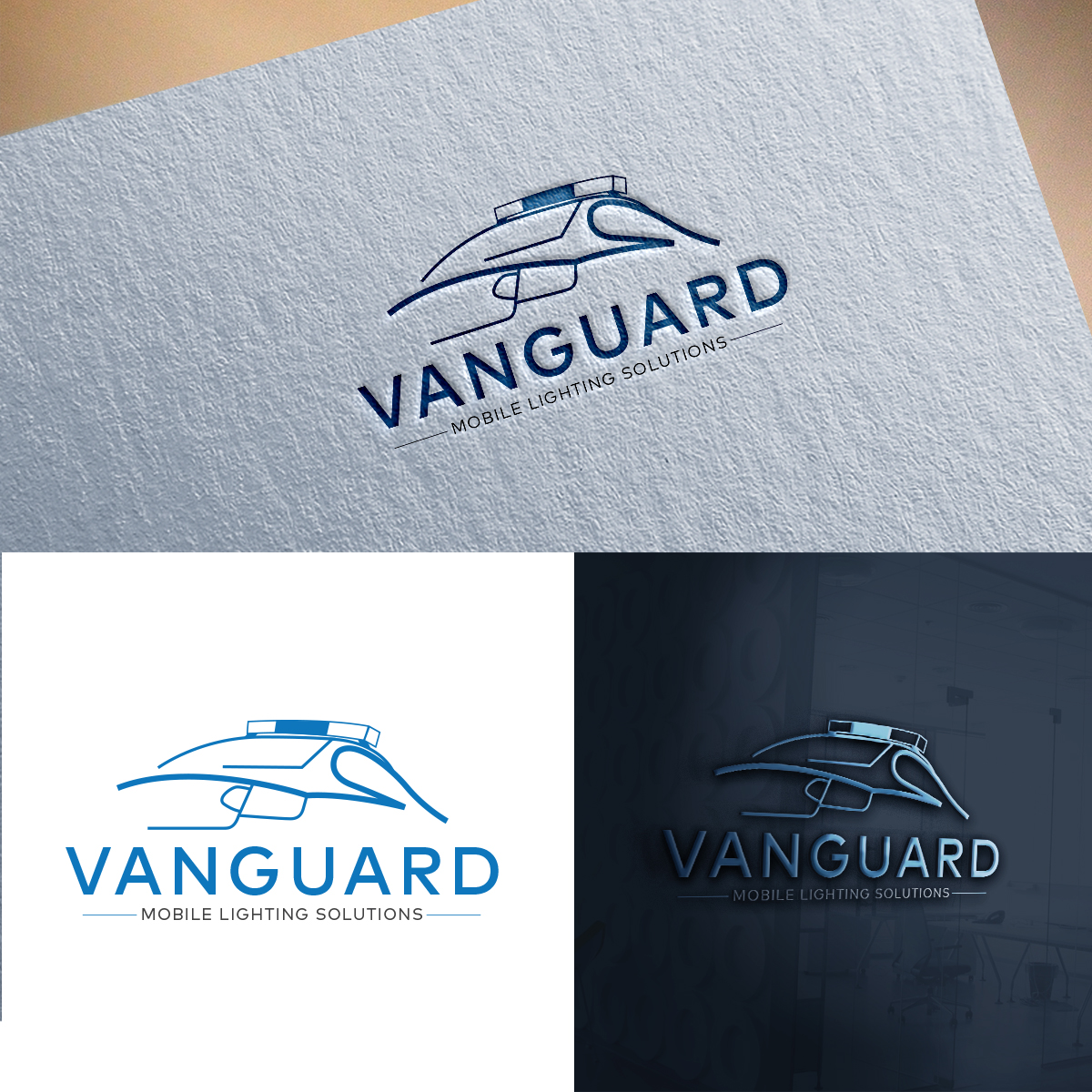 Logo Design by Creative Jiniya for Vanguard Mobile Lighting Solutions, LLC | Design #22405295