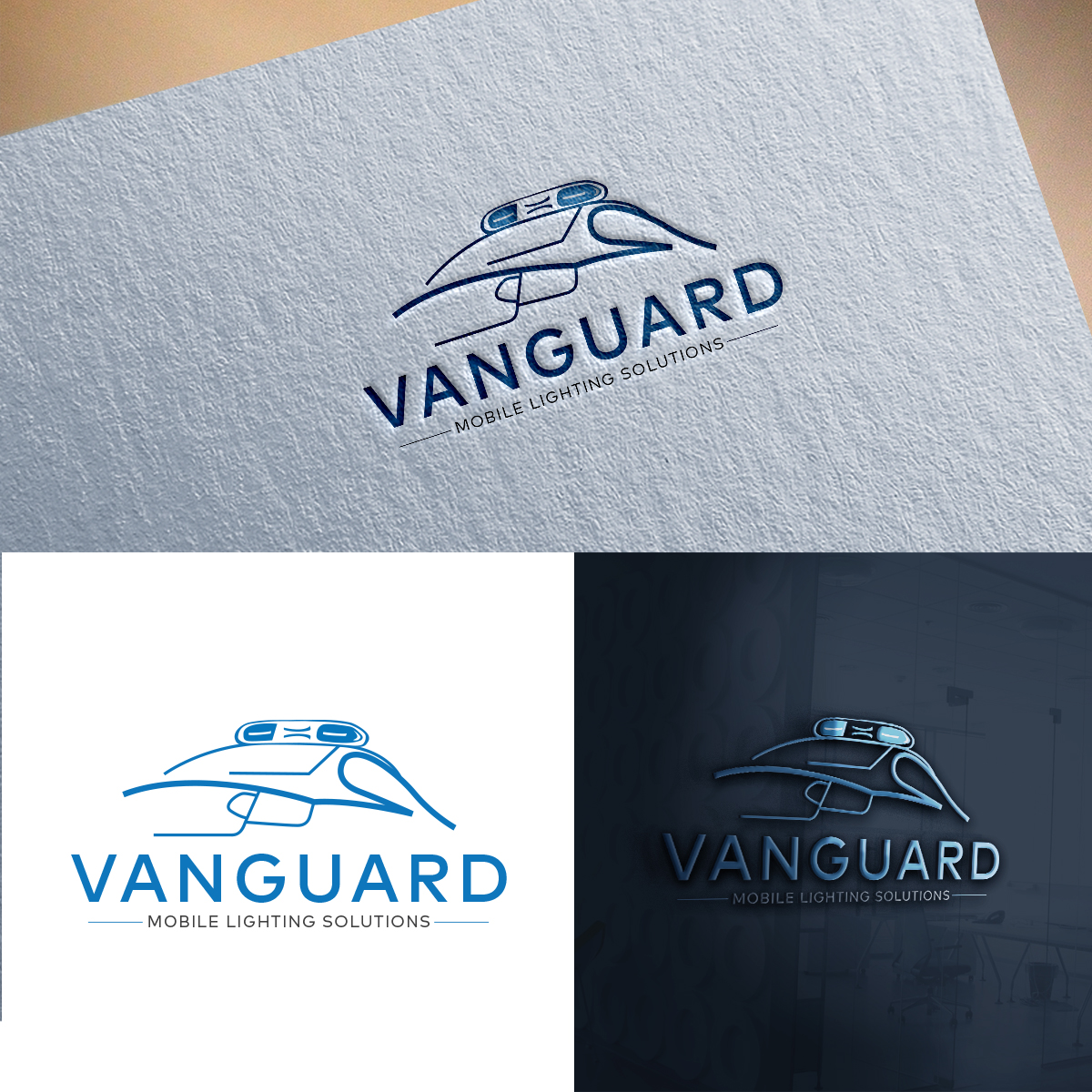 Logo Design by Creative Jiniya for Vanguard Mobile Lighting Solutions, LLC | Design #22405296