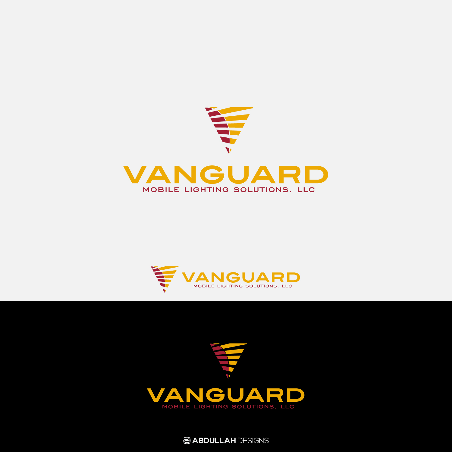Diseño de Logo por AbdullahDesigns™ para Vanguard Mobile Lighting Solutions, LLC | Diseño #22321838