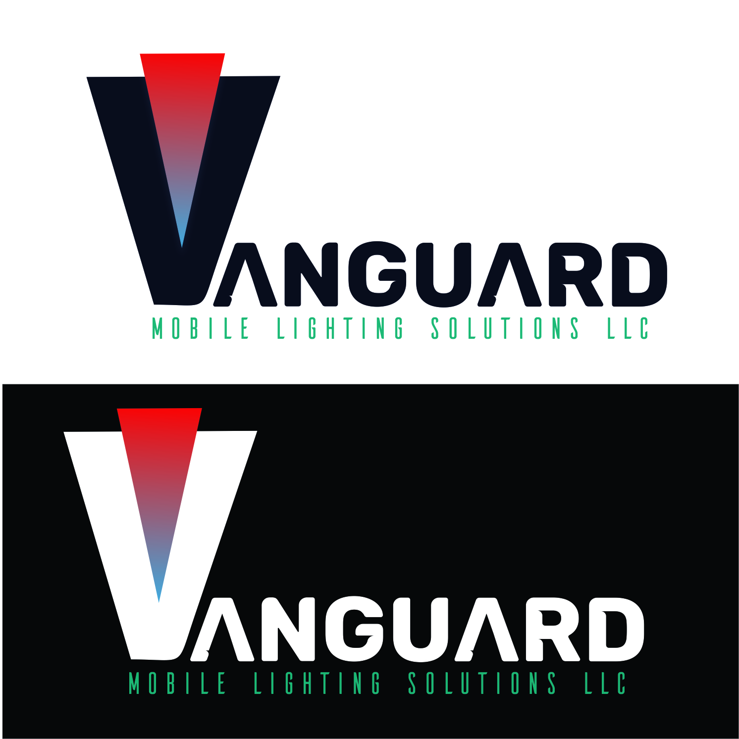 Diseño de Logo por Abbrey Fred 2 para Vanguard Mobile Lighting Solutions, LLC | Diseño #22321911