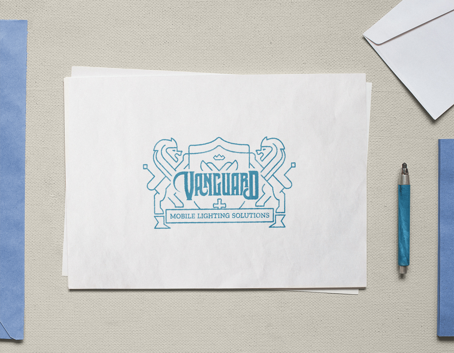 Diseño de Logo por Azmat-ullah para Vanguard Mobile Lighting Solutions, LLC | Diseño #22344502