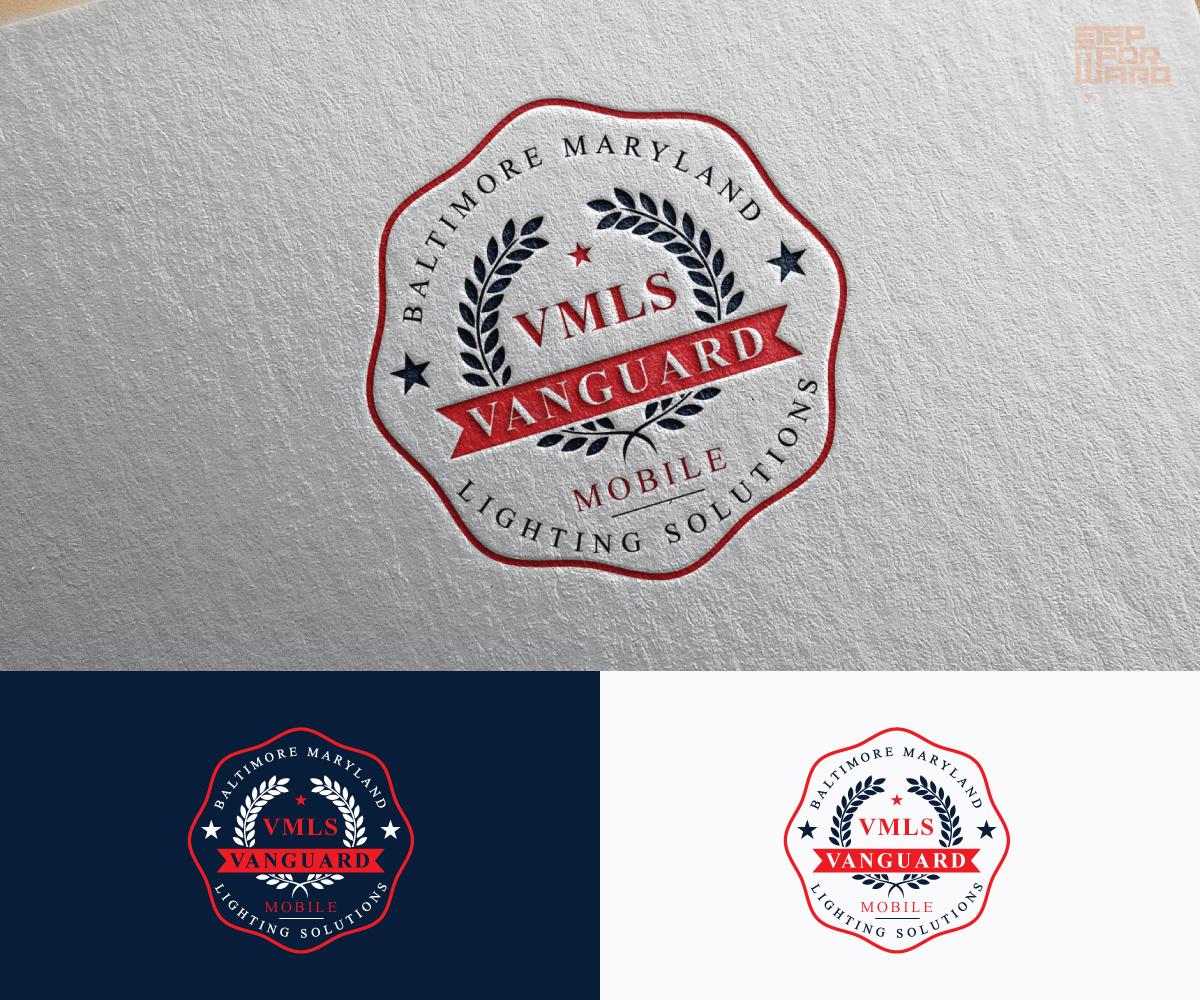 Logo Design by step forward 2 for Vanguard Mobile Lighting Solutions, LLC | Design #22323984