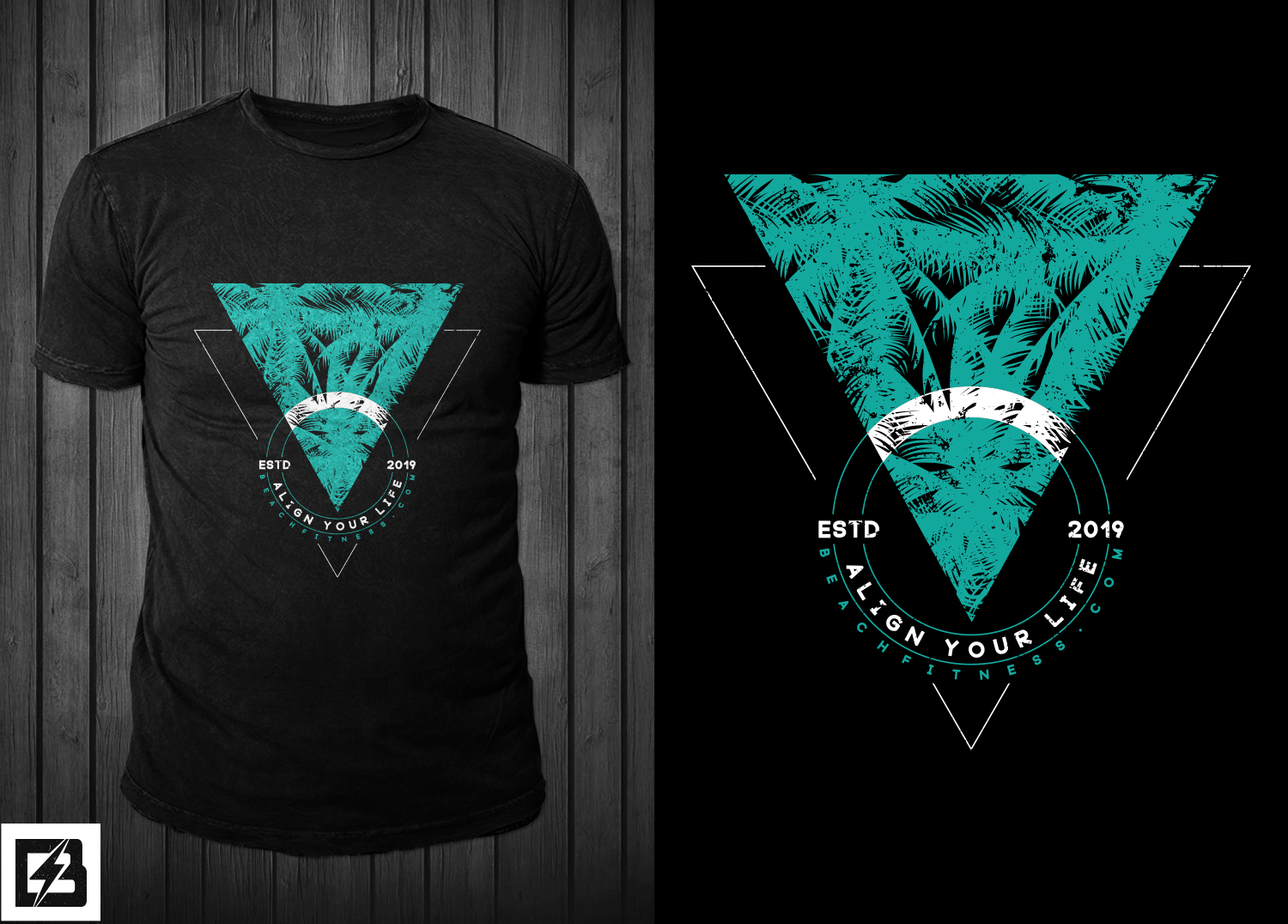 T-shirt Design by Barney Stinson for Beach Fitness | Design #22321897
