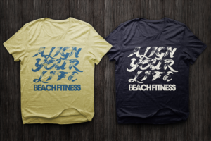 T-Shirt-Design von laza.milan78 für Beach Fitness | Design: #22416005
