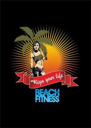 T-Shirt-Design von mehmet_ilkerli für Beach Fitness | Design: #22349811