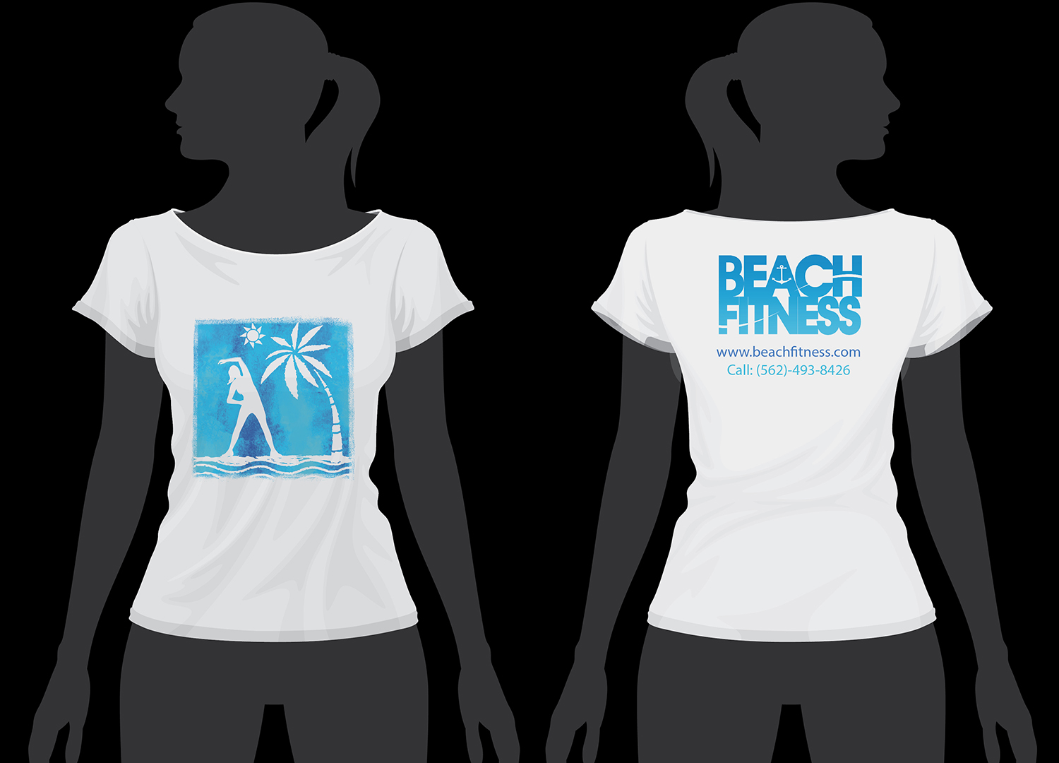 T-Shirt-Design von typeo1978 für Beach Fitness | Design #22355216