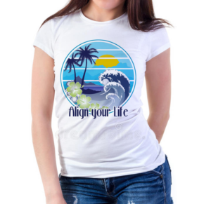 Align your life Tee shirt Design | T-Shirt-Design von creative gravity