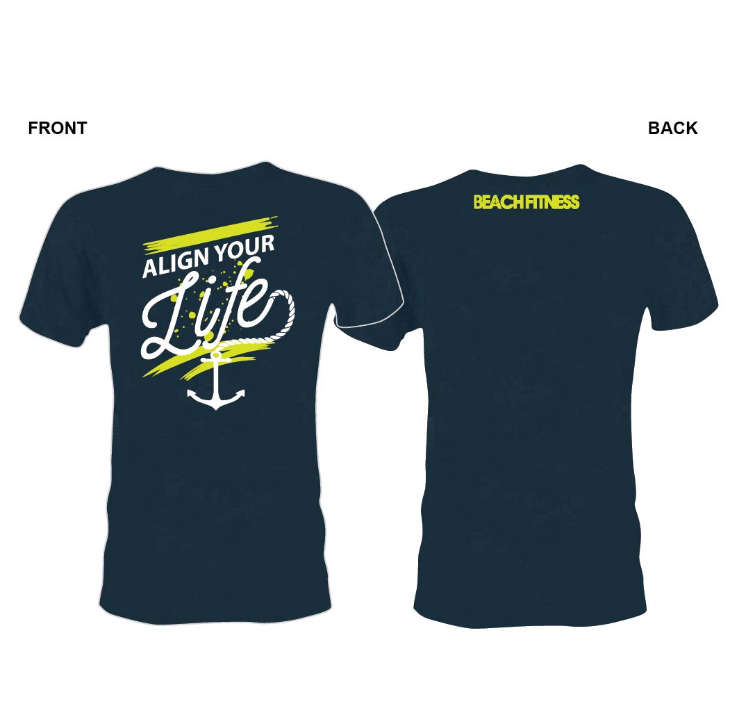 T-shirt Design by 75-R-P-Z for Beach Fitness | Design #22322611