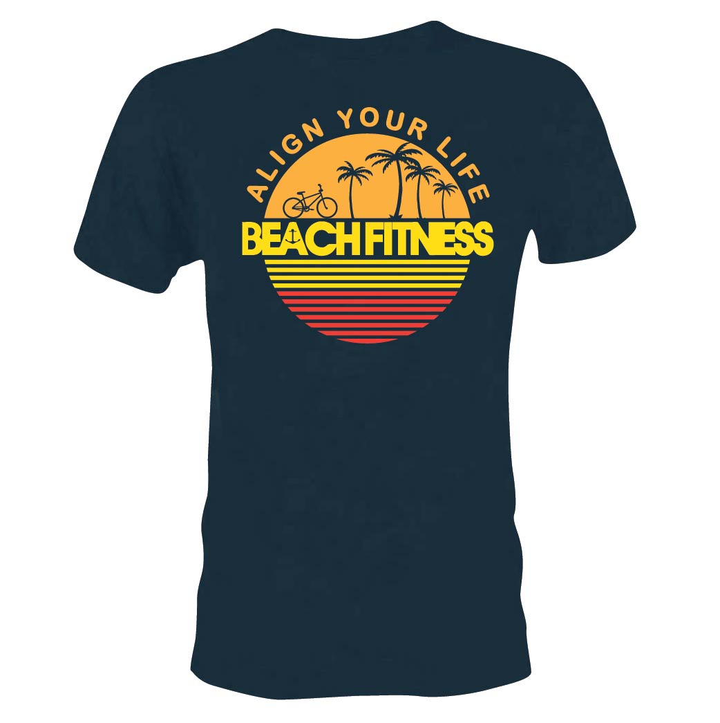 T-shirt Design by 75-R-P-Z for Beach Fitness | Design #22347656