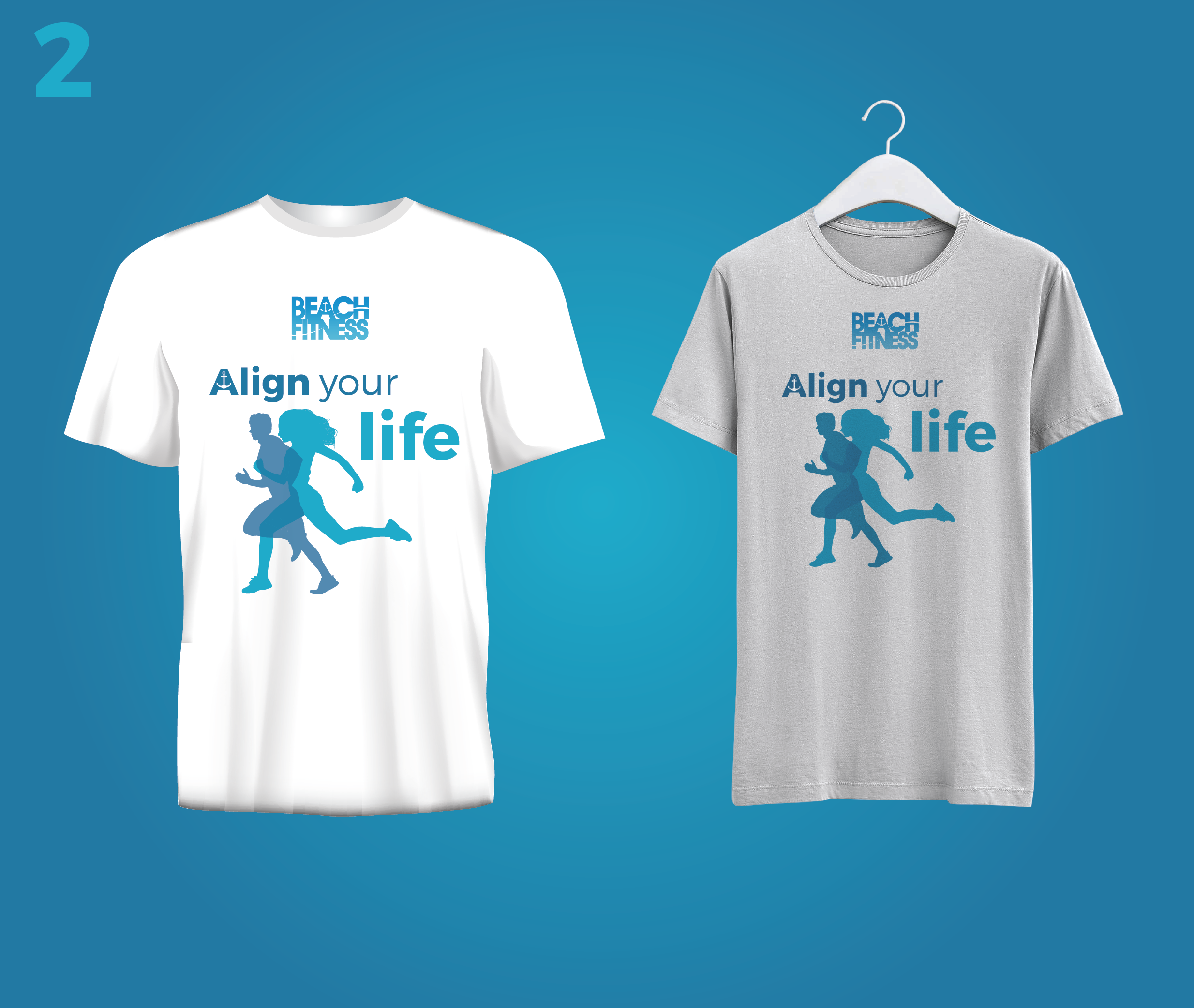 T-shirt Design by RolandoPaez for Beach Fitness | Design #22321920