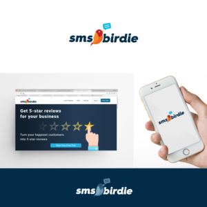sms birdie or SMS Birdie | Diseño de Logo por DominicDesign