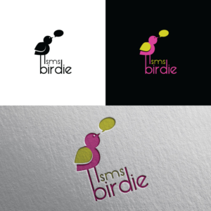 sms birdie or SMS Birdie | Diseño de Logo por Rii