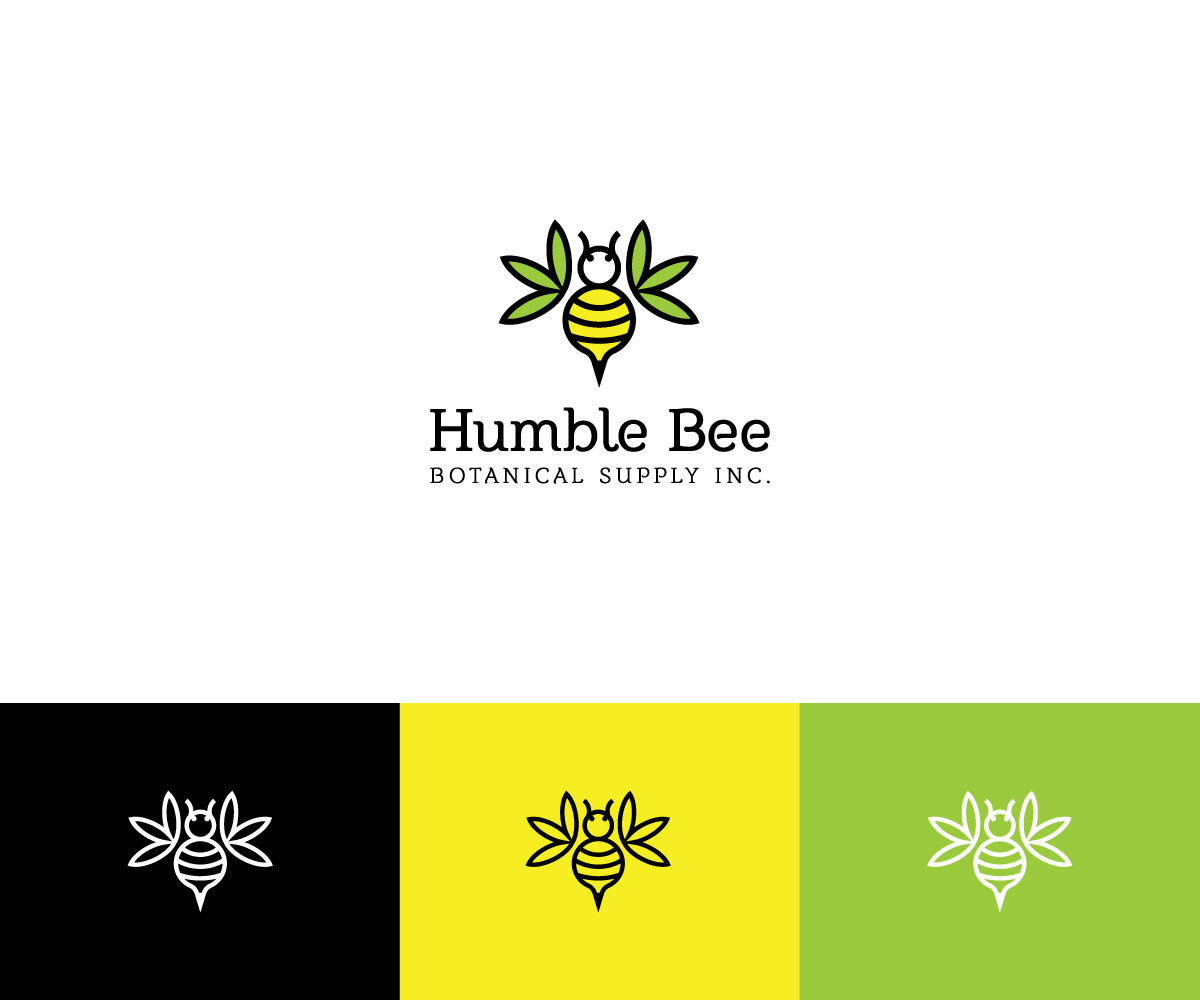 Logo Design by Pratik Mevada for Humble Bees Botanical Supply Inc. | Design #22327931