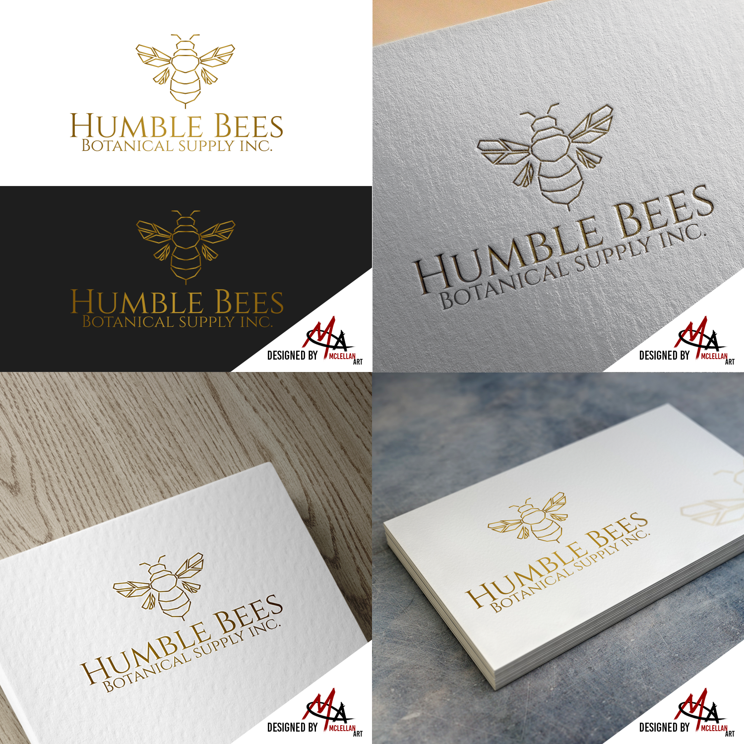 Logo Design by McLellanArt for Humble Bees Botanical Supply Inc. | Design #22327843