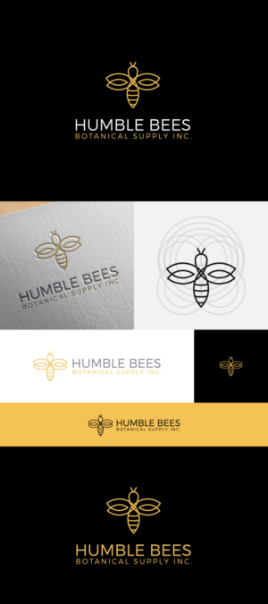 Logo Design by happybrain design for Humble Bees Botanical Supply Inc. | Design: #22330151
