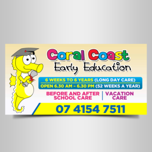 Child Care Centre needs new roadside billboard / sign* | Diseño de Señalética por Designers Hub