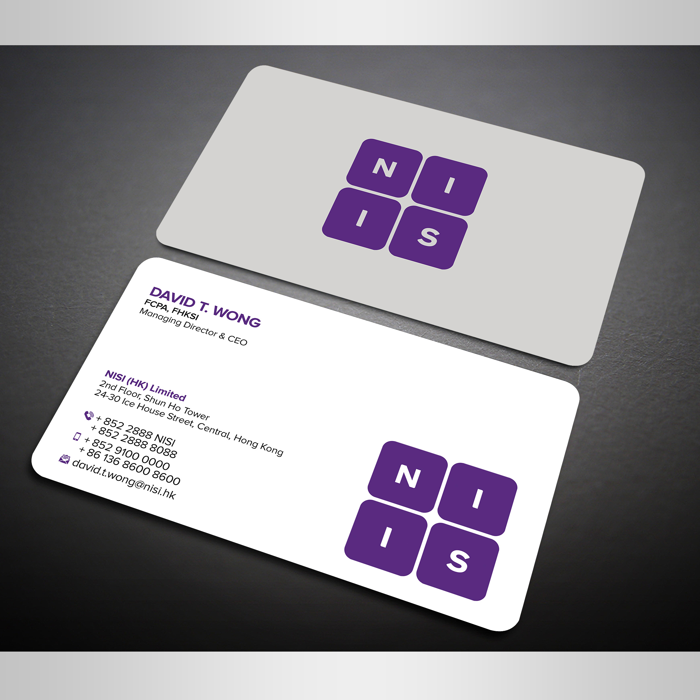 Business Card Design by Designers Hub for NISI HK Ltd | Design #22337523