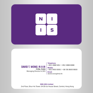 Business Card Design by Designers Hub for NISI HK Ltd | Design: #22354985