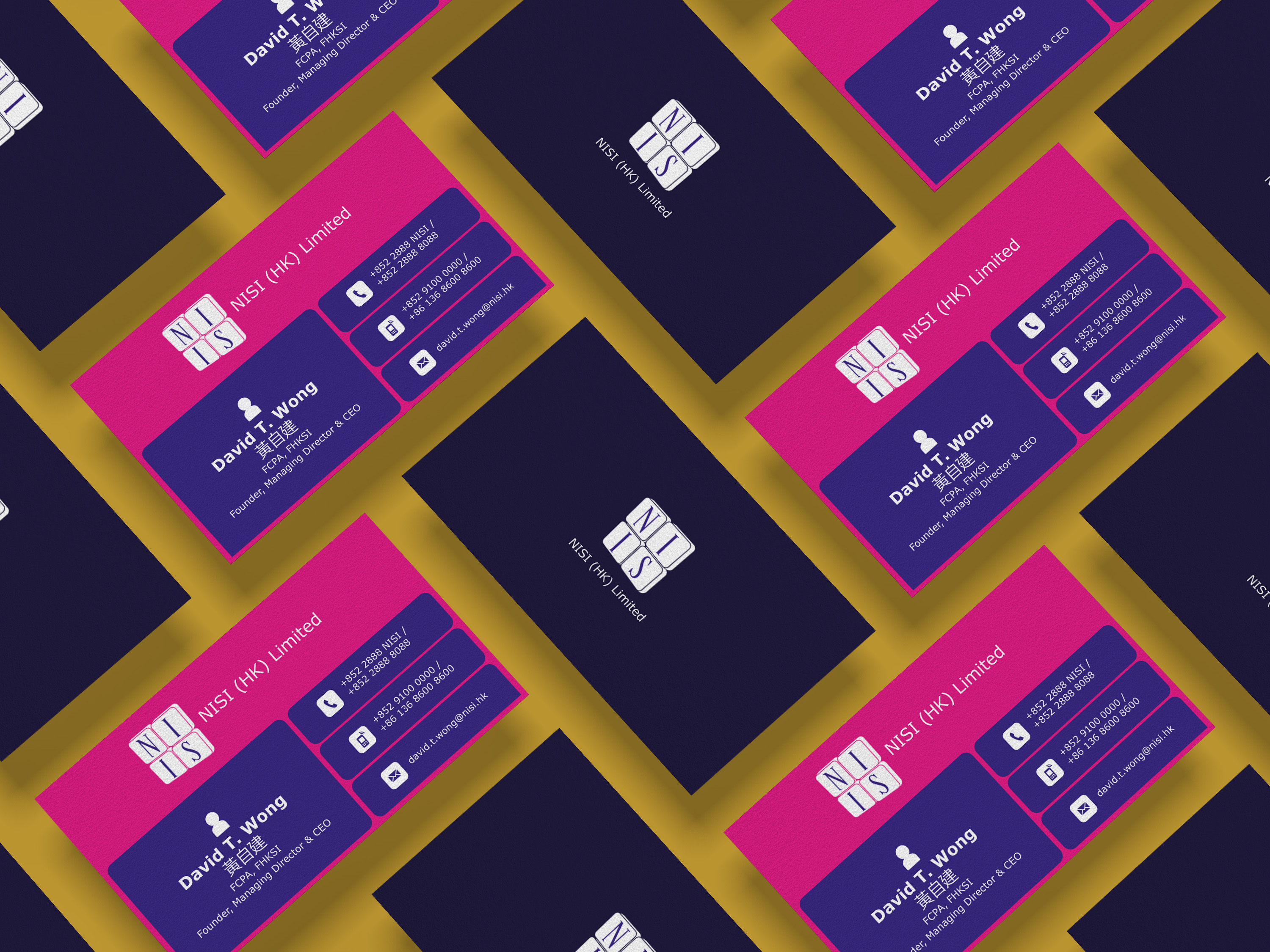 Diseño de Tarjeta de Presentación por Sonar Tari para NISI HK Ltd | Diseño #22331128