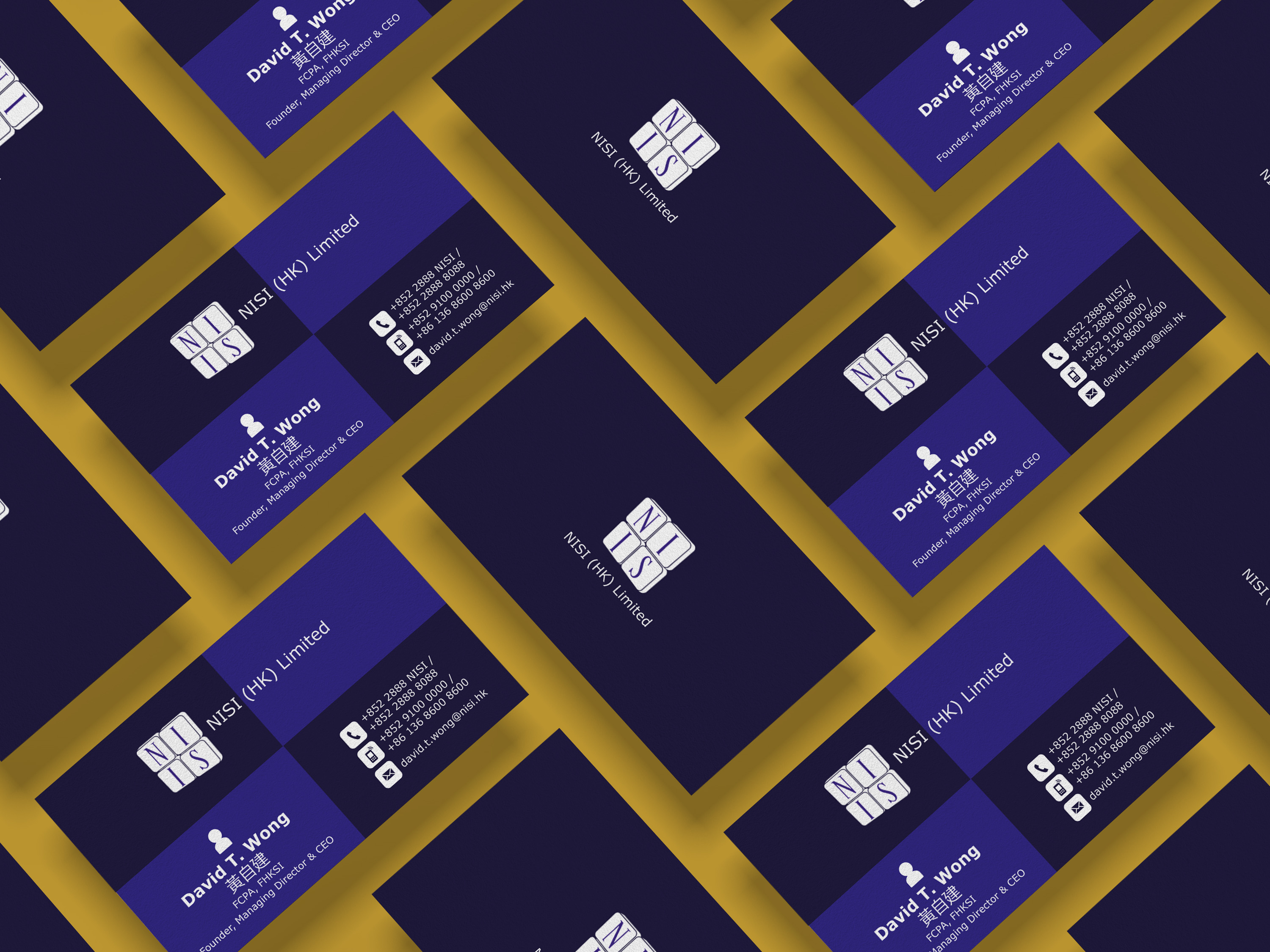 Diseño de Tarjeta de Presentación por Sonar Tari para NISI HK Ltd | Diseño #22334030