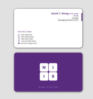 Business Card Design by chandrayaan.creative for NISI HK Ltd | Design: #22352375