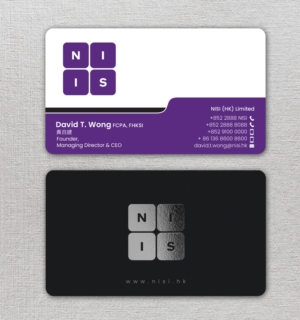 Diseño de Tarjeta de Presentación por chandrayaan.creative para NISI HK Ltd | Diseño: #22352728