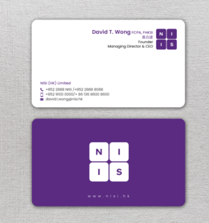 Diseño de Tarjeta de Presentación por chandrayaan.creative para NISI HK Ltd | Diseño: #22352734