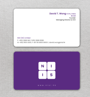 Business Card Design by chandrayaan.creative for NISI HK Ltd | Design: #22352736
