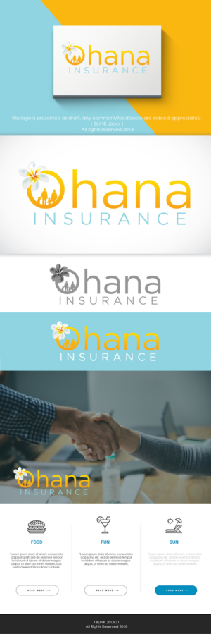 Ohana Insurance | Logo Design by Kim Ji