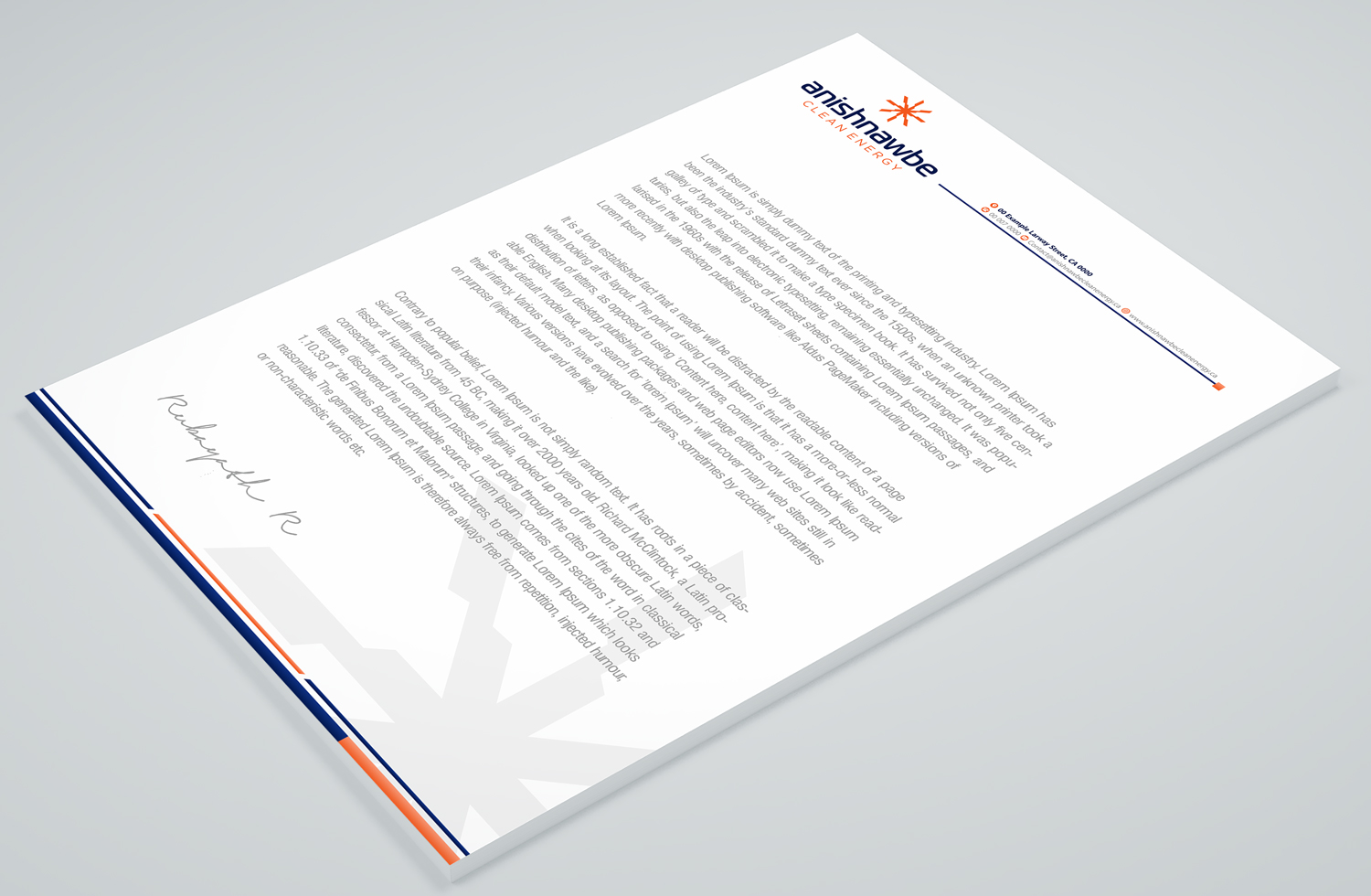 Stationery Design by Petter Goms for this project | Design #22329684