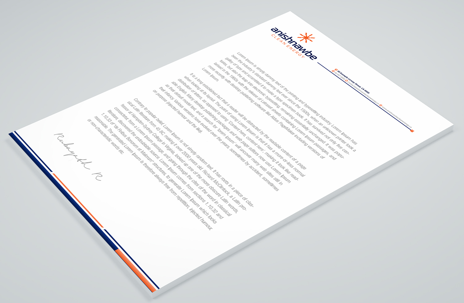 Stationery Design by Petter Goms for this project | Design #22329685