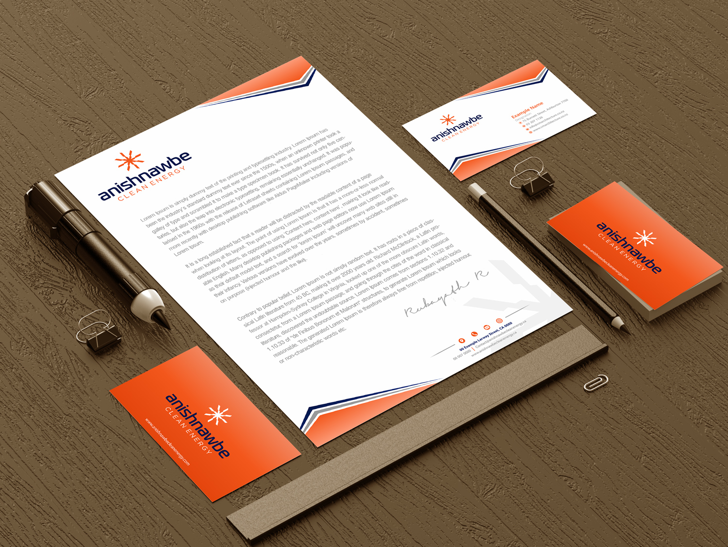 Stationery Design by Petter Goms for this project | Design #22343563