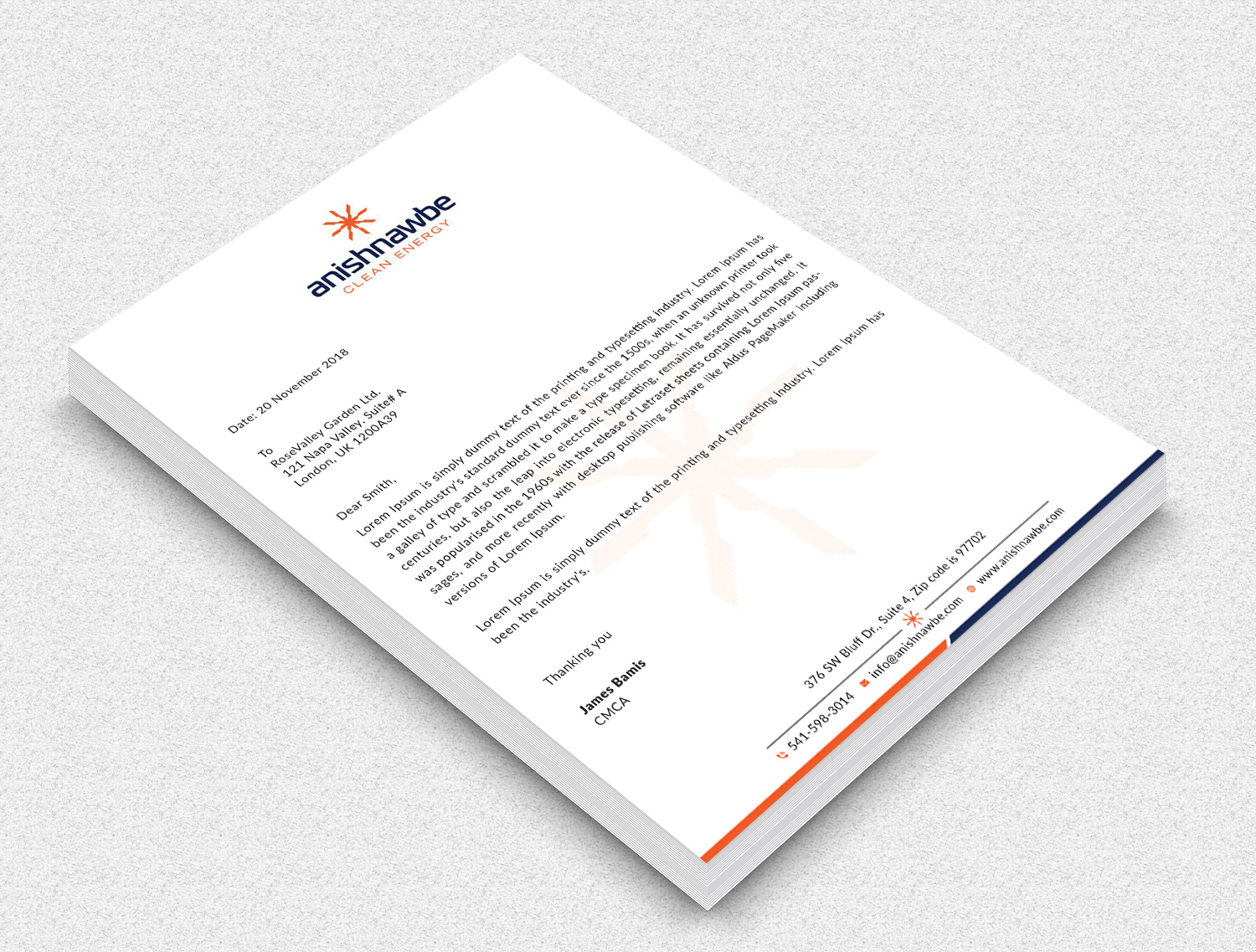 Stationery Design by Bold Pixels for this project | Design #22334927