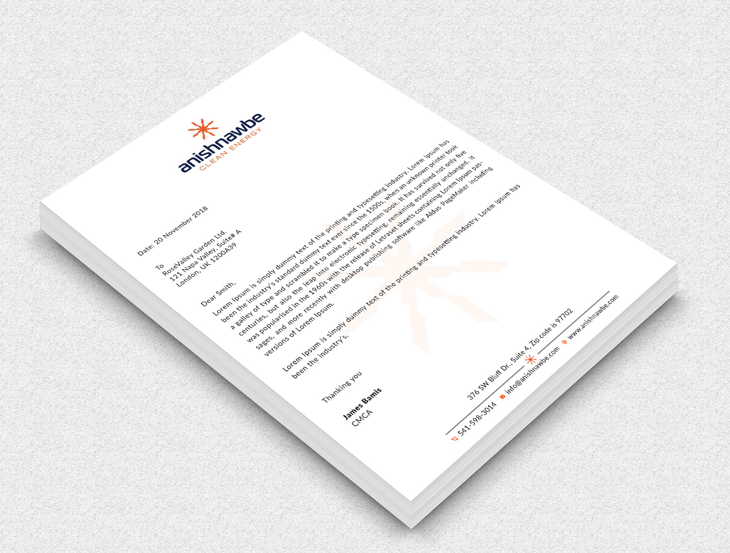 Stationery Design by Bold Pixels for this project | Design #22334961