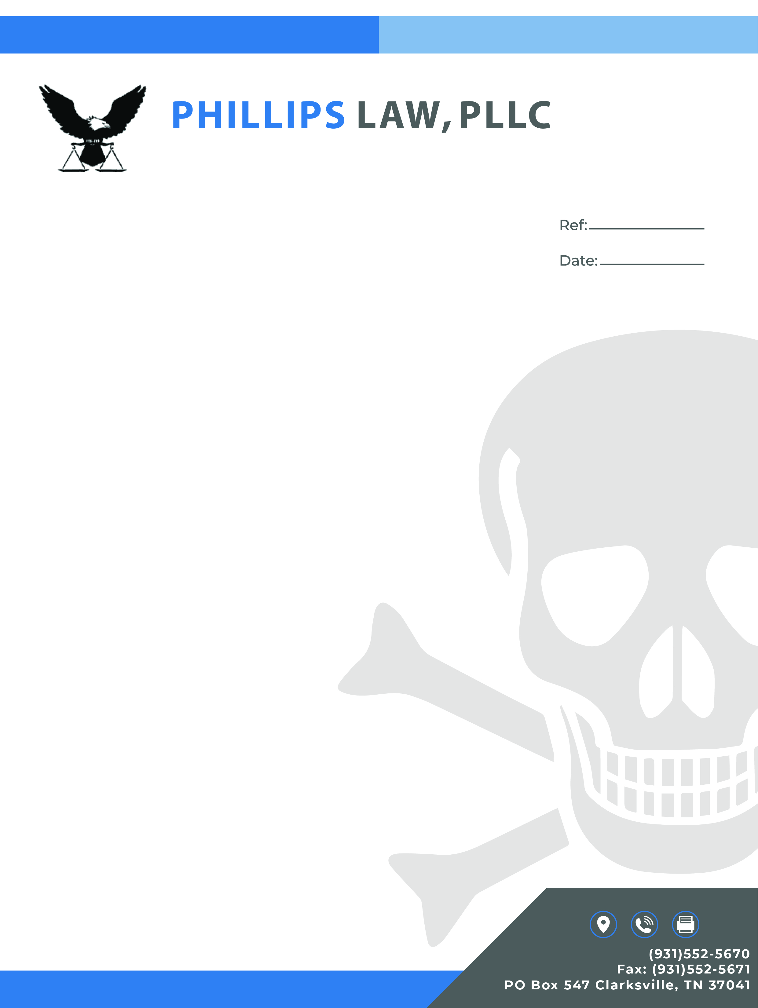 Stationery Design by Gexton for Phillips Law, PLLC | Design #22333333