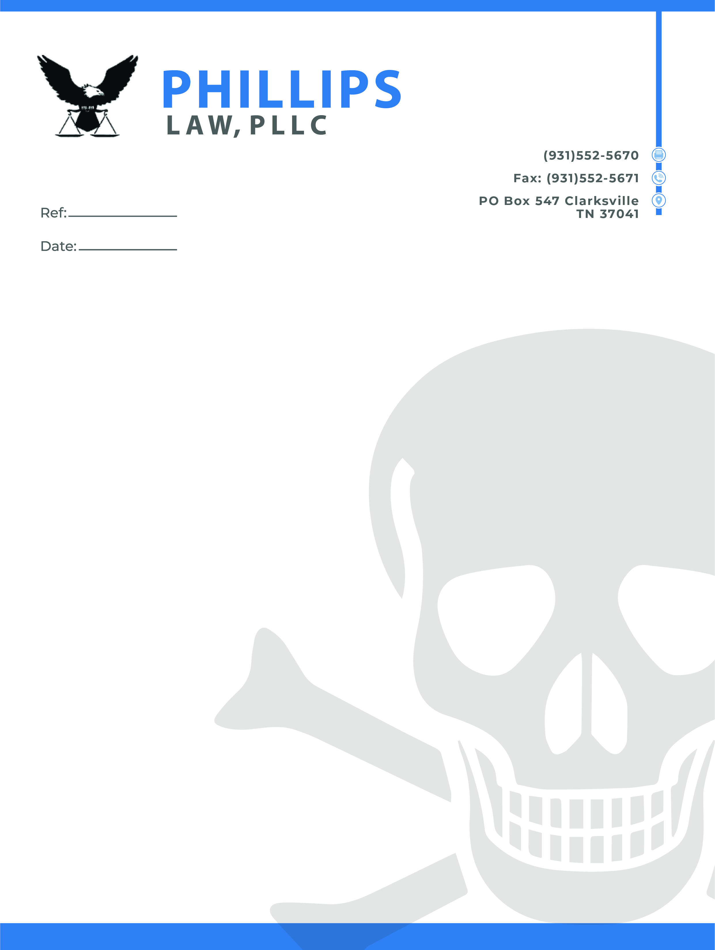 Stationery Design by Gexton for Phillips Law, PLLC | Design #22333340