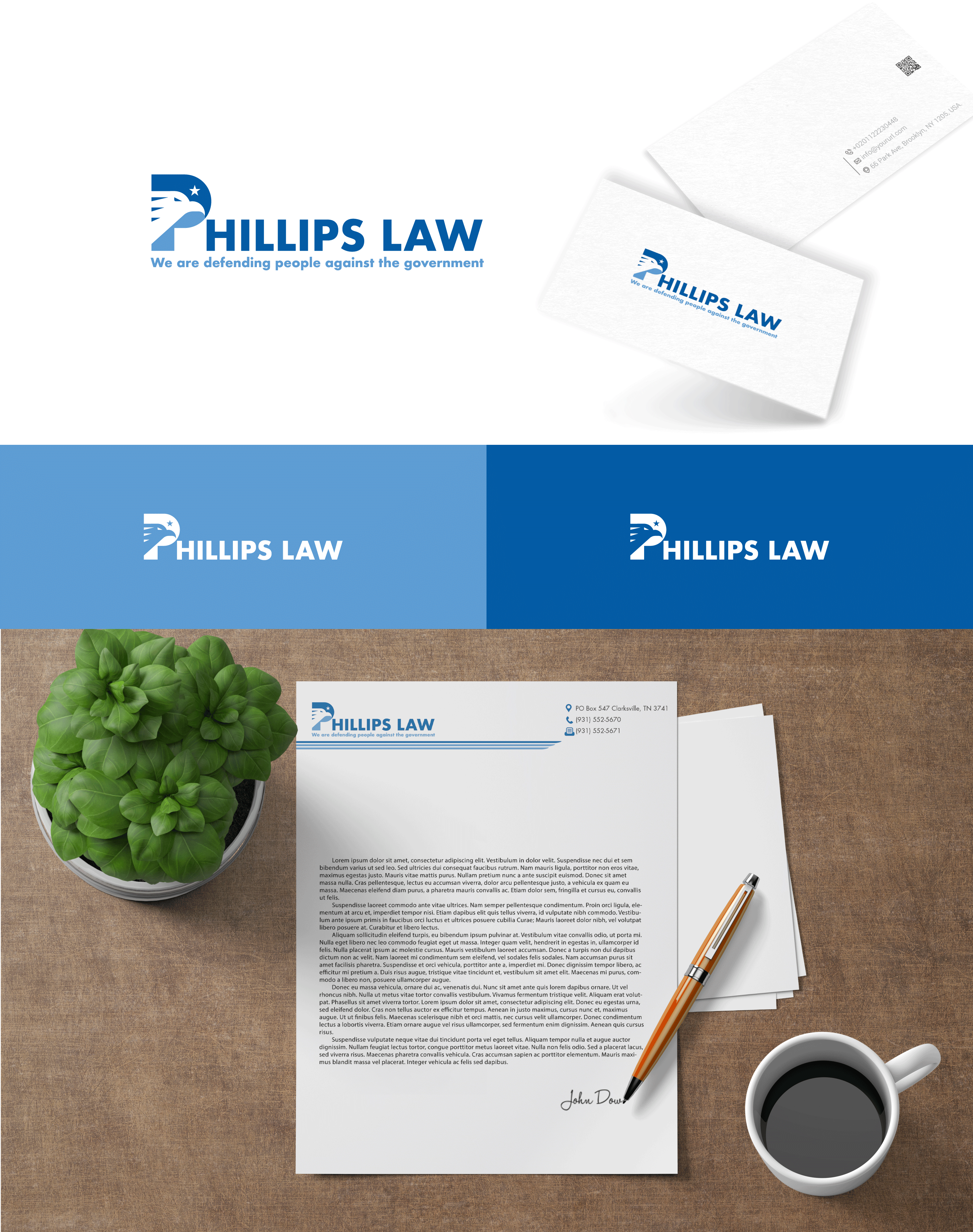Stationery Design by Lorena Pereira for Phillips Law, PLLC | Design #22362500