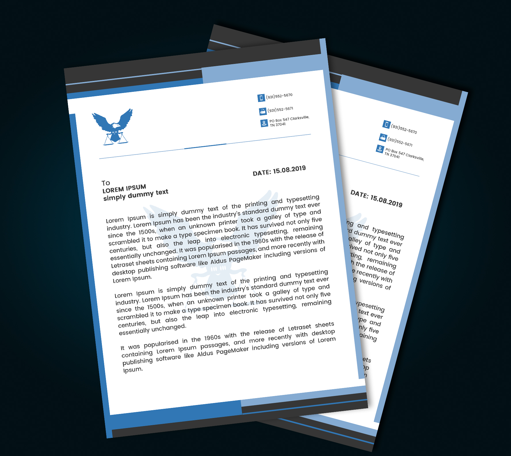 Stationery Design by S Creations for Phillips Law, PLLC | Design #22366079