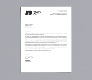 Stationery Design by logodentity for Phillips Law, PLLC | Design: #22413255